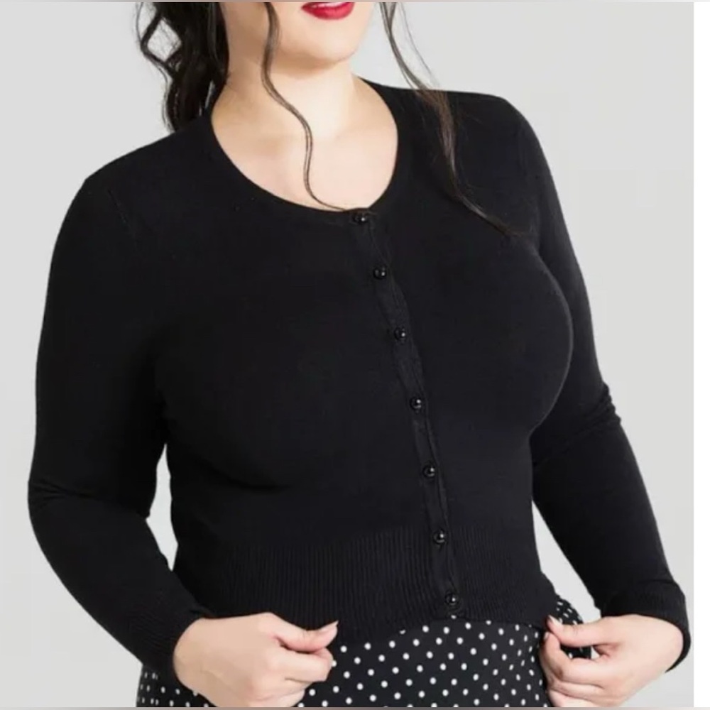 Hell Bunny Paloma Cardigan Black Small